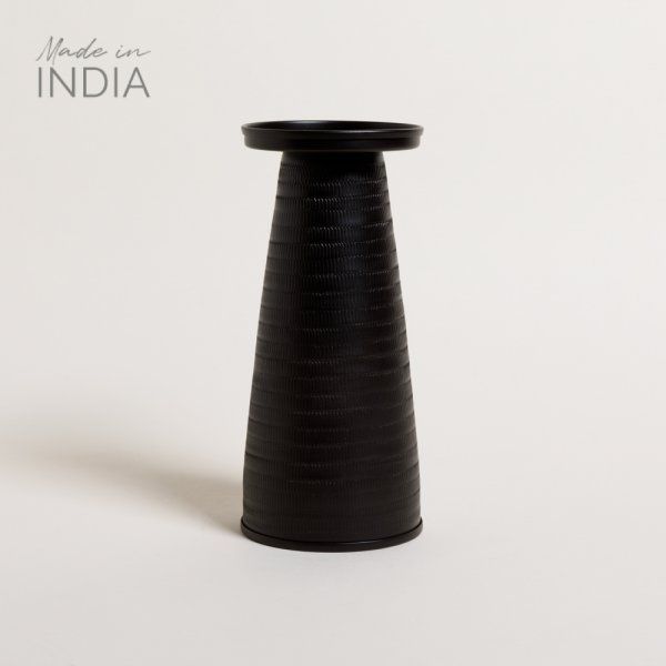 CANDELABRO PALI NEGRO 23,5X11 CM