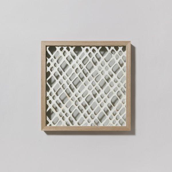 CUADRO VIDRIOS TEJIDO 40X40 CM VASSA HOME