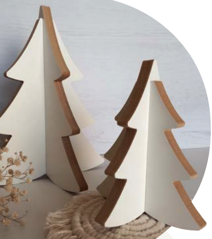 PINITOS X2 ENCASTRABLES 20X20/15X12CM XMAS ESTILO DOMINGO