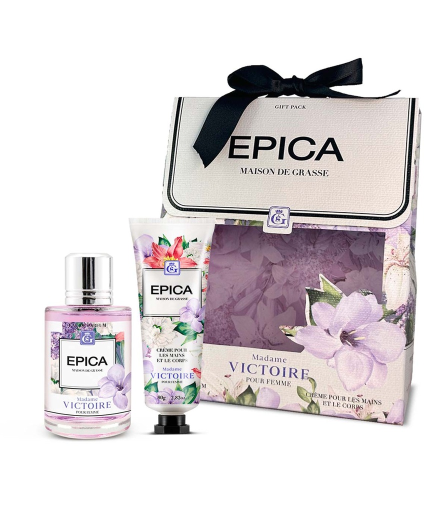 ESTUCHE DUO VICTORIE EAU DE PARFUM Y CREMA CORPORAL Y DE MANOS EPICA