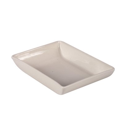 PLATO PORCELANA, BLANCA / MED.: 10X10X3CM