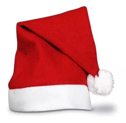 GORRO PAPA NOEL PAÑO ADULTO