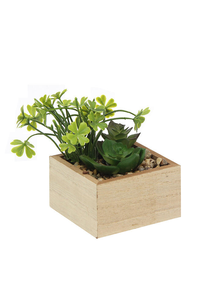 MACETAS DE PLANTAS ARTIFICIALES DECORATIVAS 9X9X11 CM. MCC7042