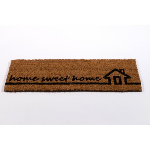 FELPUDO DE COCO 25 X 75 CM CASA "HOME SWEET HOME"