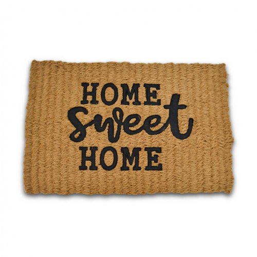 FELPUDO 40 X 60 CM COCO CON GOMA CALADA HOME SWEET HOME