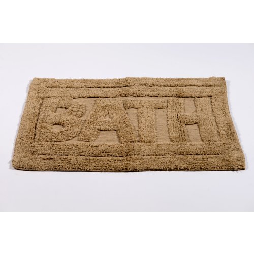 ALFOMBRA DE BAÑO 40 X 60 CM BATH CON RAYAS OBLICUAS BEIGE