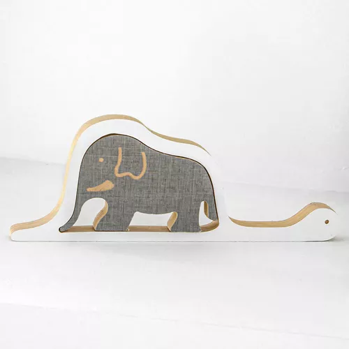 BOA Y ELEFANTE 30 X 11 CM ESTILO DOMINGO