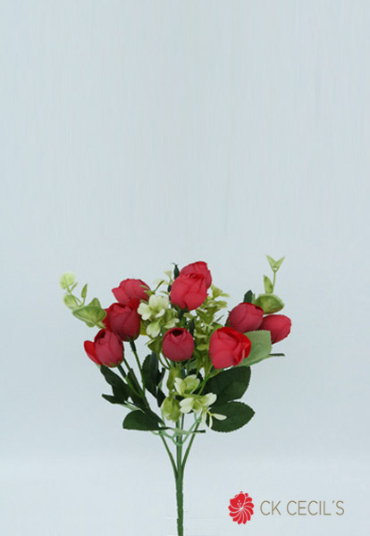 RANUNCULUS BUD X 5 X 30CM RED