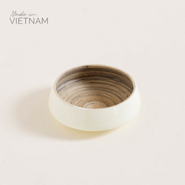 BOWL DE BAMBOO TUAN CREAM 17X6 CM