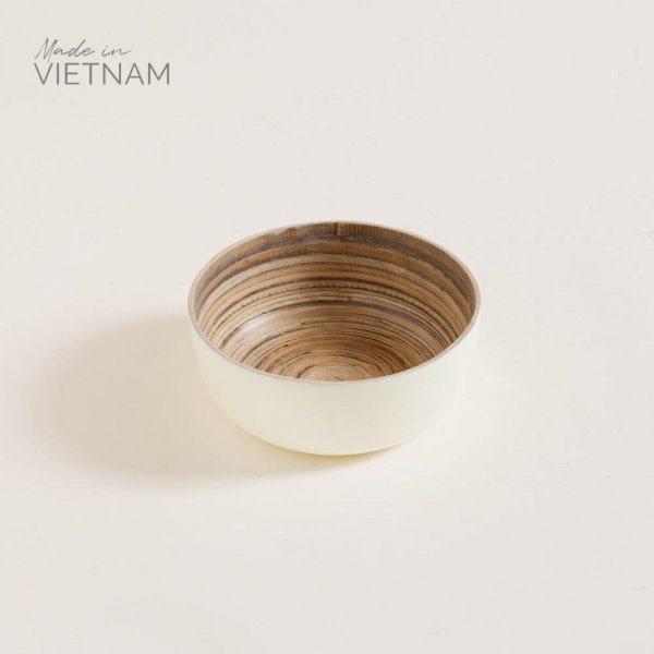 BOWL DE BAMBOO TUAN CREAM 20X8 CM