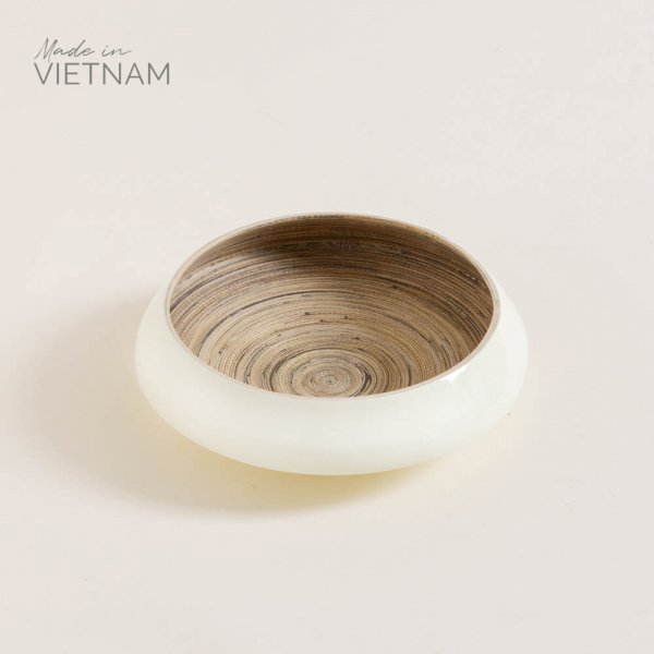 BOWL DE BAMBOO TUAN CREAM 27X7 CM