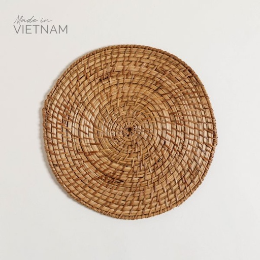 [411146] CENTRO DE MESA REDONDO VINH NATURAL 34 CM