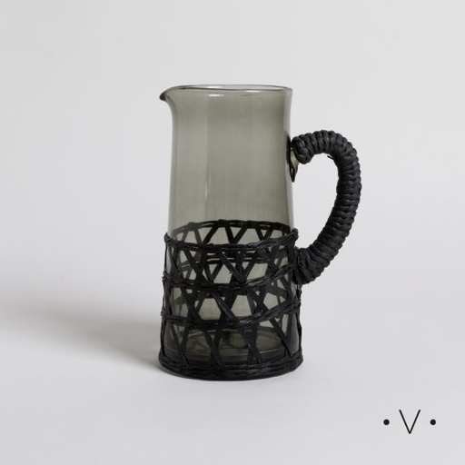 [4111261] JARRA MAJA BLACK 1600 ML VASSA HOME
