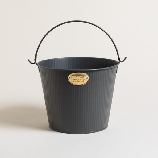 [4112743] FRAPERA DE METAL GRIS CON MANIJA GENERAL STORE 18X23X17 CM