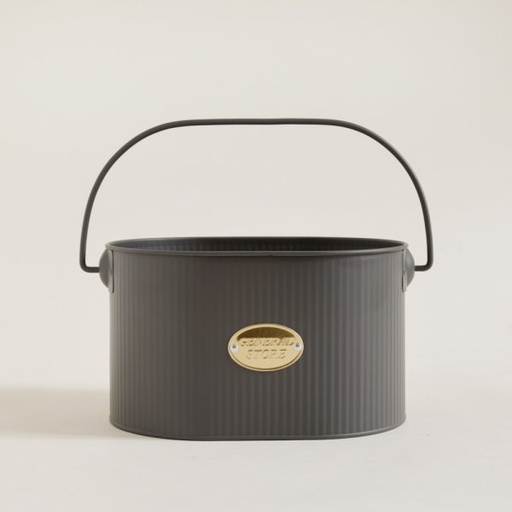 [4112746] BOTELLERO X 6 DE METAL GRIS GENERAL STORE 24X17X14 CM 