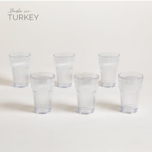 [4112858] VASO DE ACRILICO GALATA TRANSPARENTE 400 ML