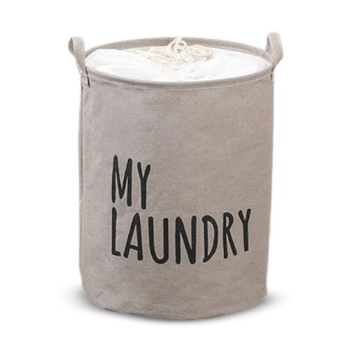 [2561316] CESTO DE ROPA MY LAUNDRY 35X45CM GRIS