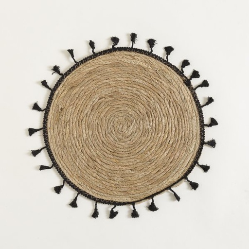 [411924] INDIVIDUAL PERAK FLECOS NEGRO 35 CM