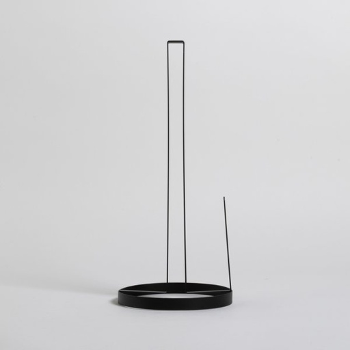 [411854] PORTA ROLLO FIT BLACK IRON 15X35 CM VASSA HOME
