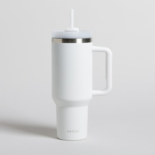 [411860] VASO QUENCHER DOBLE PARED WHITE 1140 ML VASSA HOME