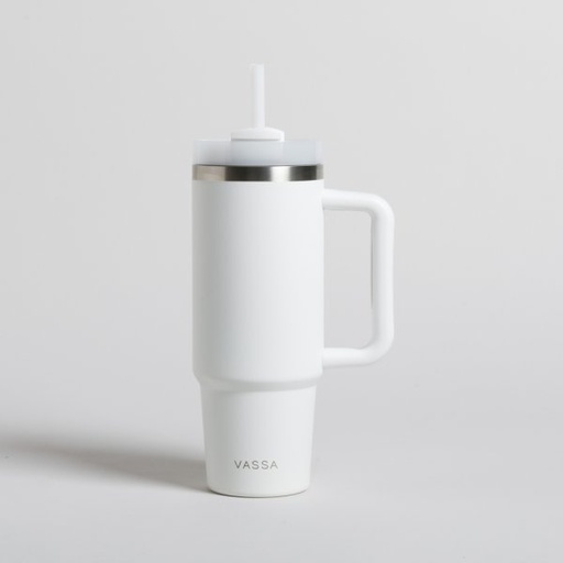 [411861] VASO QUENCHER DOBLE PARED WHITE 850 ML VASSA HOME