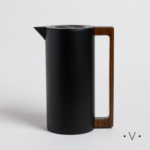 [4112864] JARRA TERMICA BLACK ASA MADERA 1500 ML VASSA HOME