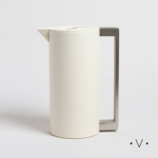 [4112869] JARRA TERMICA CREAM ASA ALUMINIO 1500 ML VASSA HOME