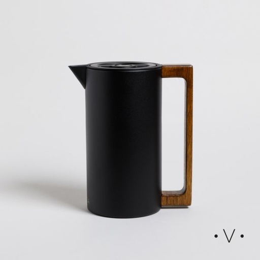 [4112880] JARRA TERMICA BLACK ASA MADERA 1000 ML VASSA HOME