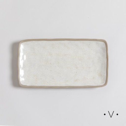 [4112887] BANDEJA RECTANGULAR BIDART 29,5X16 CM VASSA HOME