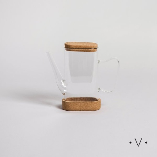 [4113049] ACEITERA/VINAGRERA RECTANGULAR CON ASA 200 ML VASSA HOME