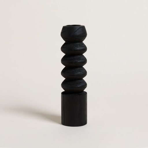 [4113098] PORTAVELA BOIS NEGRO 28X7 CM