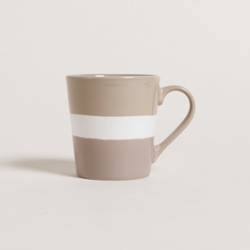 [4113296] MUG DE PORCELANA ASMARA BEIGE 350 ML