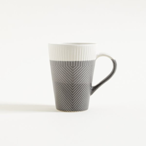 [4113329] MUG TRAMADO GRIS DEGRAD… 440ML