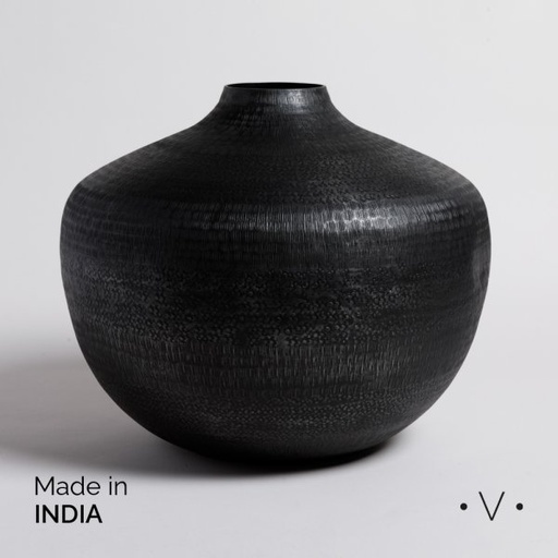 [4113375] JARRON BHIMA GRAFITO 35,5X29 CM VASSA HOME