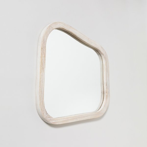 [4113407] ESPEJO ASIM…TRICO LIGHT WOOD 49X49 CM VASSA HOME