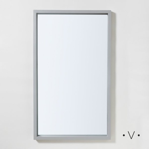 [4113414] ESPEJO RECTANGULAR GREY WOOD 100X60 CM VASSA HOME