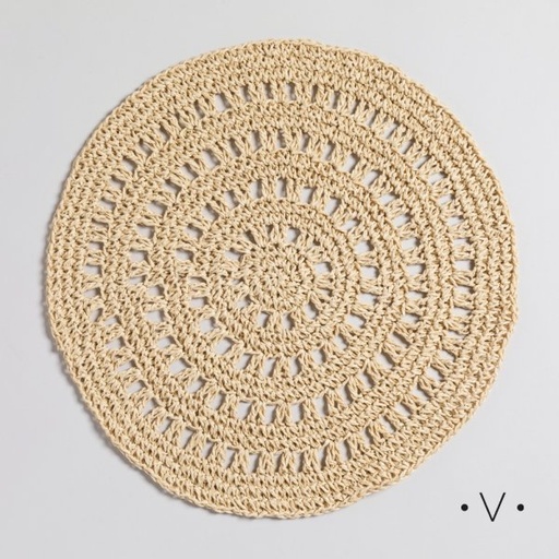 [4113542] SET X 6 INDIVIDUALES REDONDOS 38 CM VASSA HOME