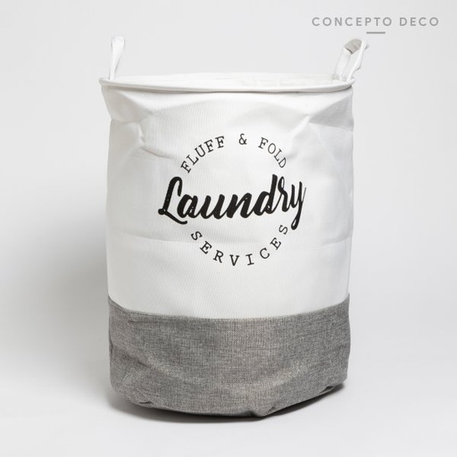 [165224] CESTO LAUNDRY 1,2,3 GRIS 45X35DIAM