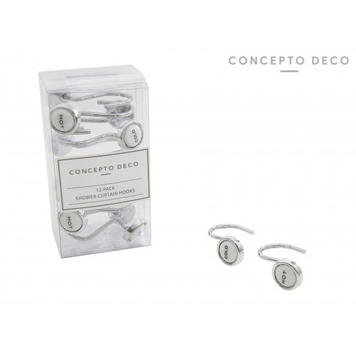 [165233] GANCHOS HOT COLD CROMADO X12