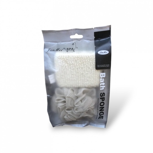 [2561518] BOLSA CON ESPONJA BELLOTA Y ESPONJA EXFOLIANTE