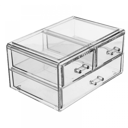 [2561537] ORGANIZADOR CON 3 CAJONES 18,5X10X9,5CM DE ACRÍLICO