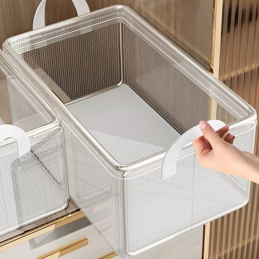 [2561571] CAJA ORGANIZADORA TRANSLÚCIDA 30X24X17CM PVC