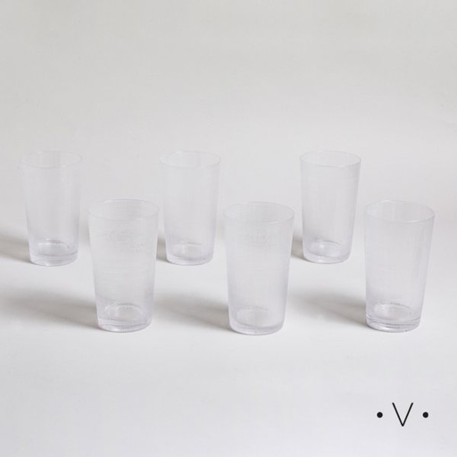 [4113551] SET X 6 VASOS BAJOS VITTORIA 250 ML VASSA HOME