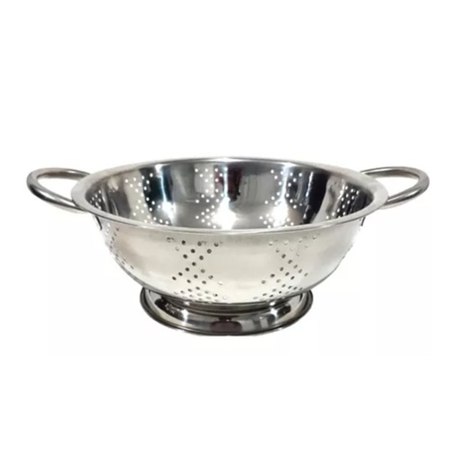 [140260] COLADOR 22 CM ACERO INOX. ASA Y BASE