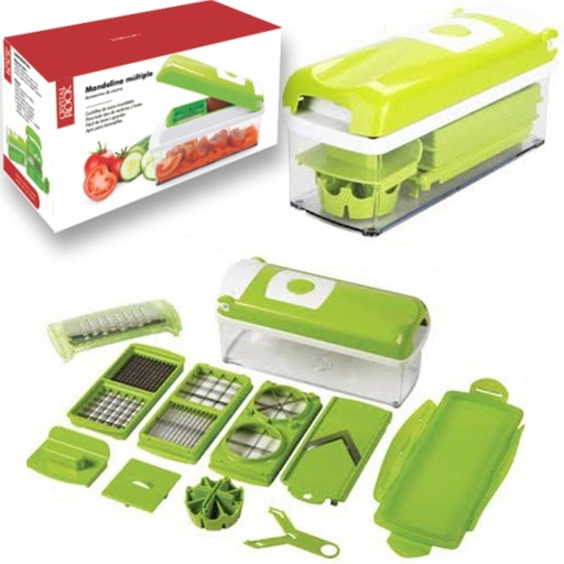 [140264] MANDOLINA CON ACCESORIOS 
