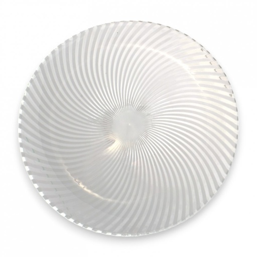 [2561673] PLATO DE TORTA CON ONDAS 26CM DE VIDRIO