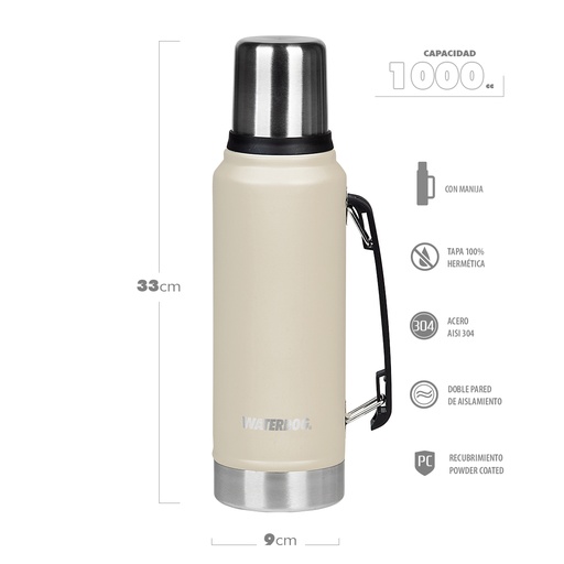 [401023] TERMO WATERDOG 1000 CC CENIZA WATERDOG