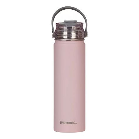 [401038] BOTELLA DEPORTIVA AKWA ACERO INOX 650 CC ROSA WATERDOG