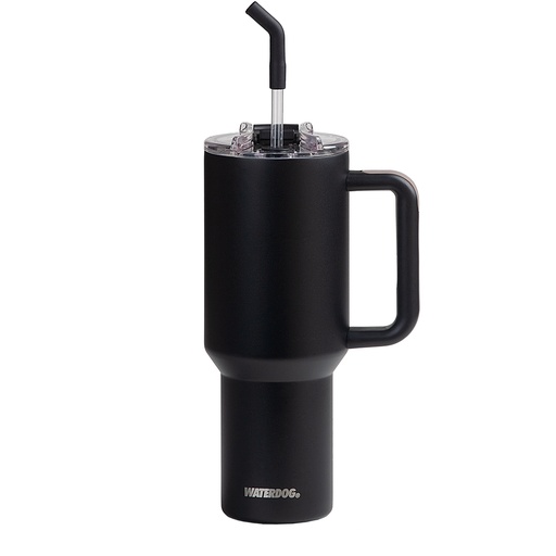 [401040] VASO DOBLE PARED 1200 CC NEGRO ACERO INOX WATERDOG