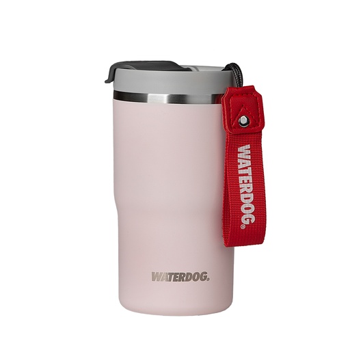 [401052] VASO DOBLE PARED CERAMICA 480 CC ROSA ACERO AISI 304 WATERDOG CLYDE